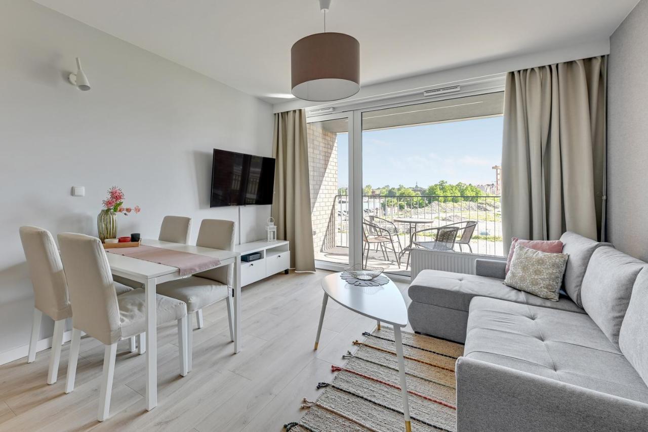 Apartment Chlebova - Riverside View Terrace, Free Parking, Gym & Kidsplay By Downtown Gdansk