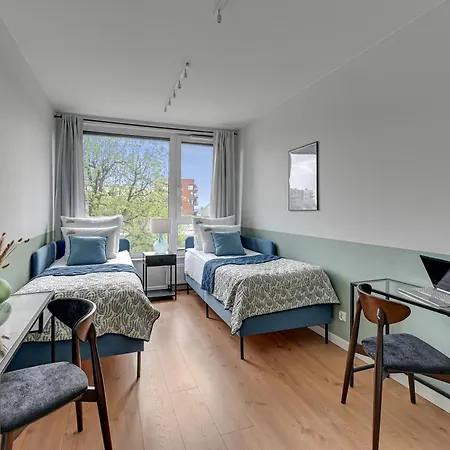 Chlebova - Riverside View Terrace, Free Parking, Gym & Kidsplay By Downtown Apartments Gdansk Room photo