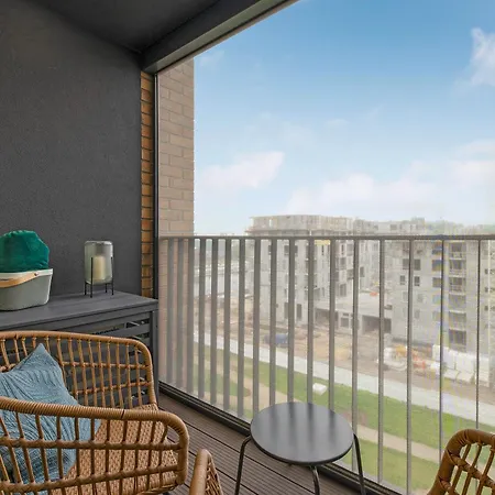 Chlebova - Riverside View Terrace, Free Parking, Gym & Kidsplay By Downtown Apartments Gdansk Exterior photo