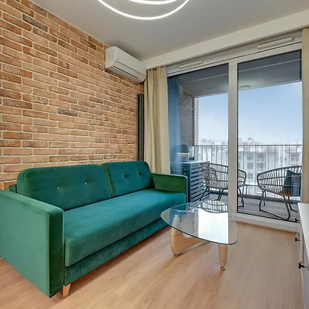 Chlebova - Riverside View Terrace, Free Parking, Gym & Kidsplay By Downtown Apartments Gdansk Exterior photo