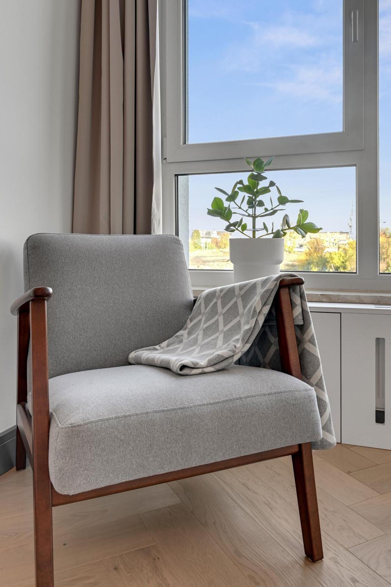 Chlebova - Riverside View Terrace, Free Parking, Gym & Kidsplay By Downtown Danzica