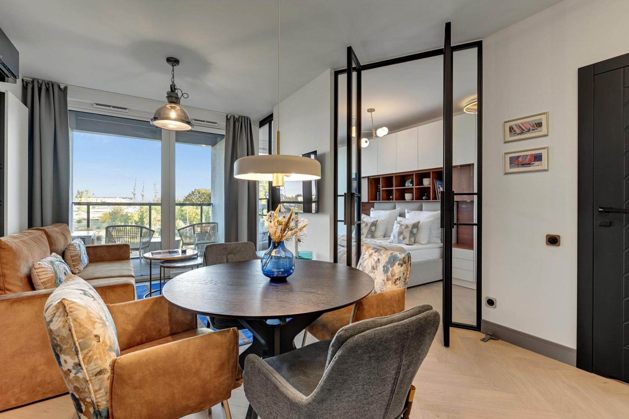 Chlebova - Riverside View Terrace, Free Parking, Gym & Kidsplay By Downtown Danzica